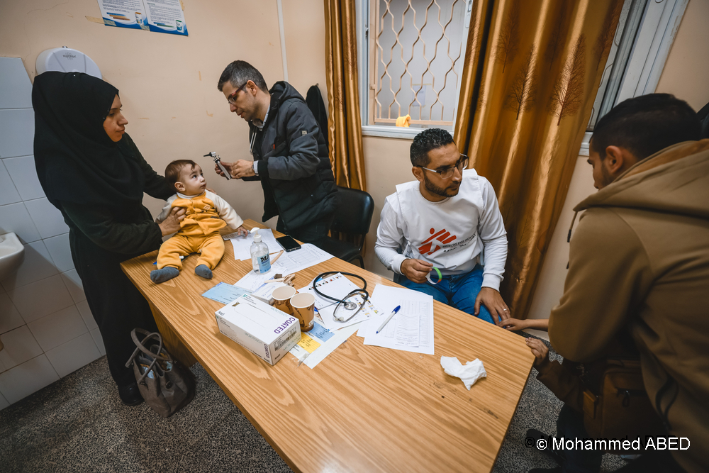 Consultations at Clinic in Gaza